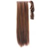 Syntetický clip-in chvost - tmavá medená 55 cm