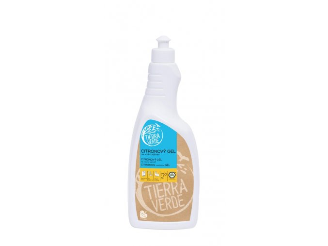 tierra verde citronovy gel na vodni kamen lahev 750 ml