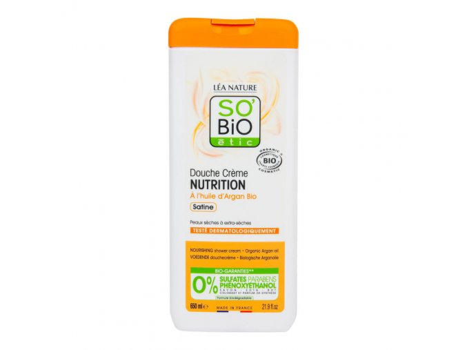 Krém sprchový NUTRITION s arganovým olejem BIO 650 ml
