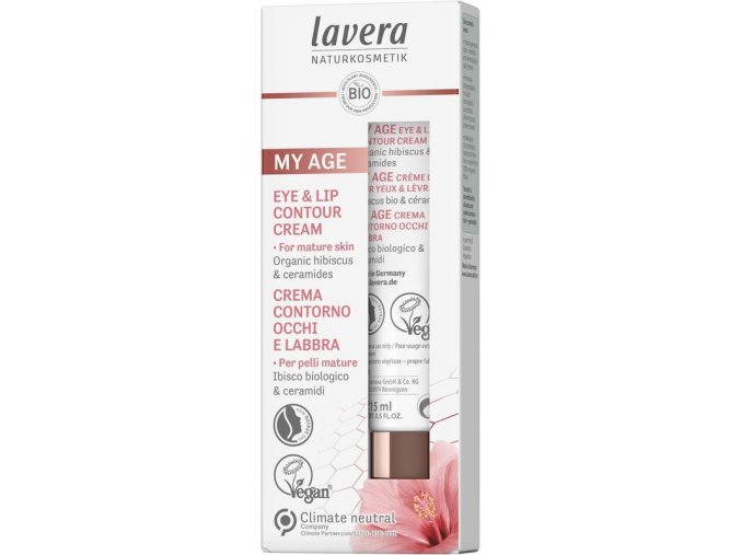 lavera my age krem na kontury oci a rtu 15 ml