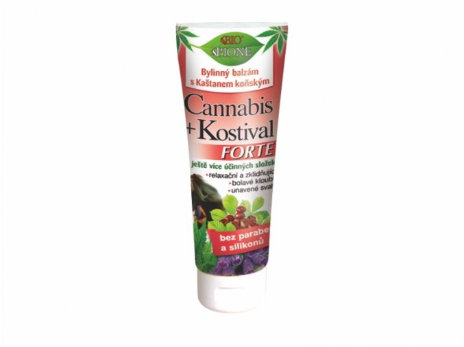 cannabis bylinny balzam s kastanem konskym kostival forte 200 ml