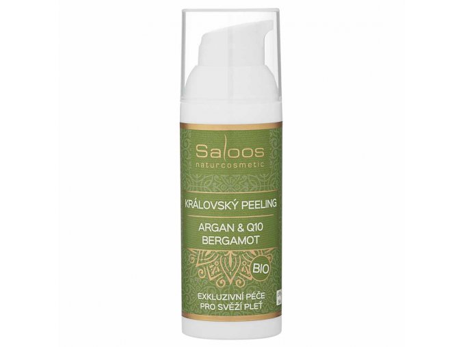 saloos kralovsky peeling argan a q10 bergamot