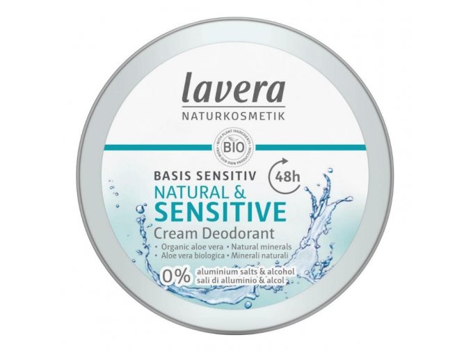 lavera kremovy deodorant basis sensitive pro citlivou pokozku 50 ml