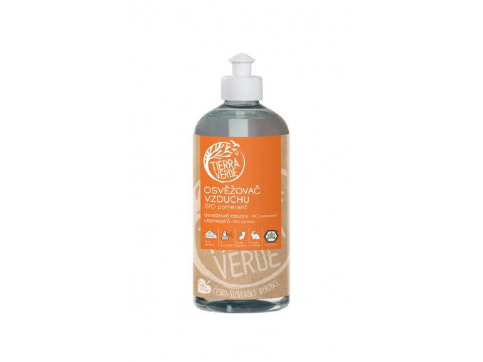 tierra verde osvezovac vzduchu bio pomeranc lahev 500 ml