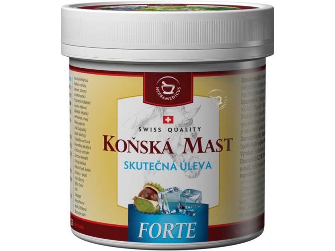 Herbamedicus Koňská mast forte chladivá 250ml