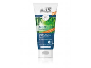Lavera Men Sensitiv Vlasový a tělový šampon 3v1 200ml