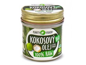 purity vision raw kokosovy olej 120ml