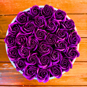 Tmavě fialová růže