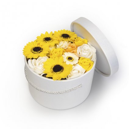 Mýdlové květiny ve flower boxu - Tamara