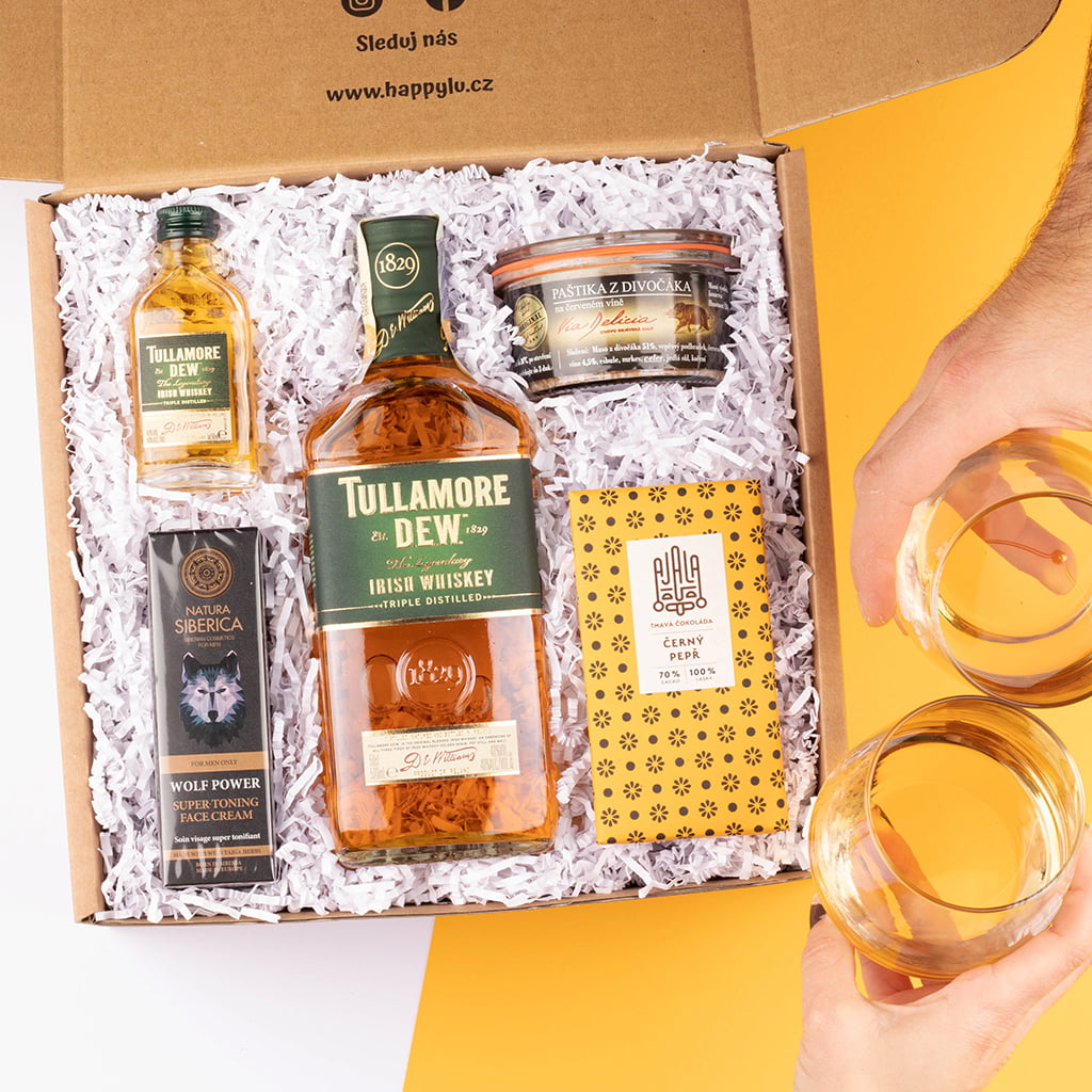 Happylu.cz Dárková krabička Tullamore Vyberte si láhev: Tullamore 0,7 l 40%