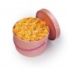 broskvové mýdlové růže - 23ks, růžový flower box