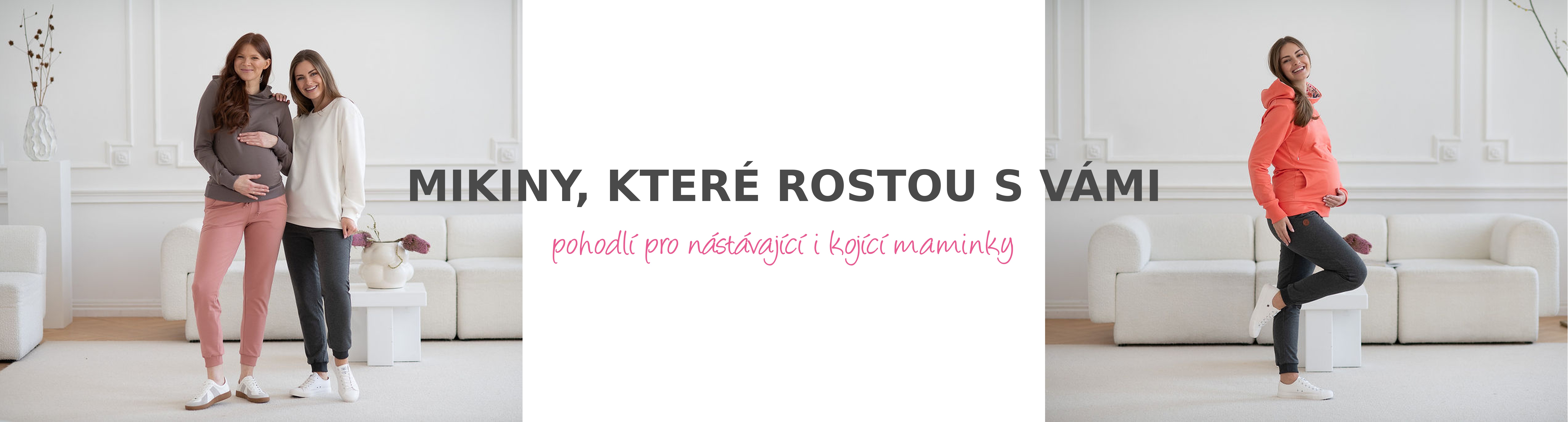 těhotenské a kojící mikiny