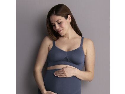 Anita Seamless podprsenka na kojení moldovaná 5096 469 sky grey