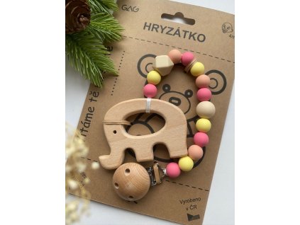 Hryzátko na klipu slůně VANILKA