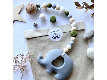 Hryzátko na klipu slůně Zelenáč