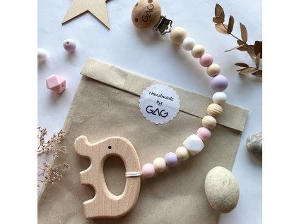 Hryzátko na klipu - slonice Světluška