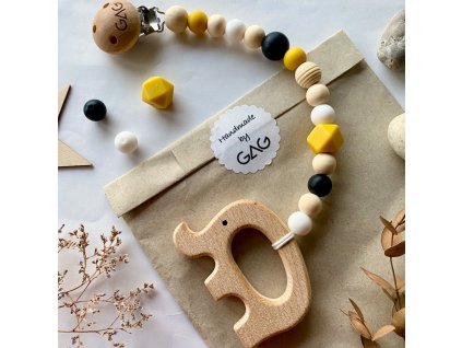 Hryzátko na klipu slůně Výrazňák