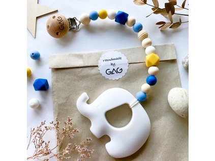 Hryzátko na klipu slon Barevňák