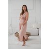 Těhotenské a kojící šaty Loop MAXI, růžová 4