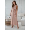 Těhotenské a kojící šaty Loop MAXI, růžová 9
