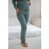 Těhotenské tepláky Motherhood, světle zelná melanž 3