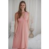 Bambusová těhotenská a kojící noční košile Star Light, Herbal rose 11
