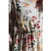 Těhotenské a kojicí šaty se lnem Lovely Dress Midi, krémová s květinovým vzorem 6