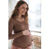 Těhotenská a kojicí blůza Tummy – toffi