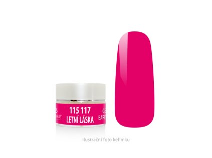 barevný gel na nehty - letní láska - 5g