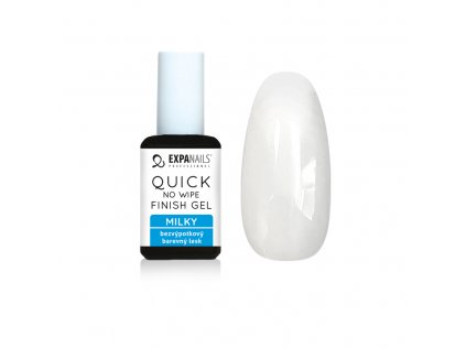 quick finish gel - milky - 11 ml