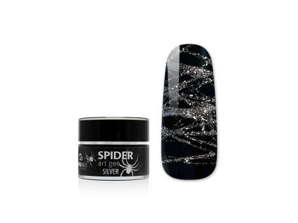 spider art gel - silver - 5 g