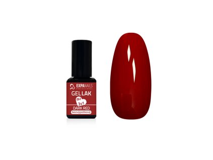 gel lak 3v1 - dark red