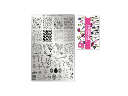 moyra stamping - deska na razítka č.118 springtime