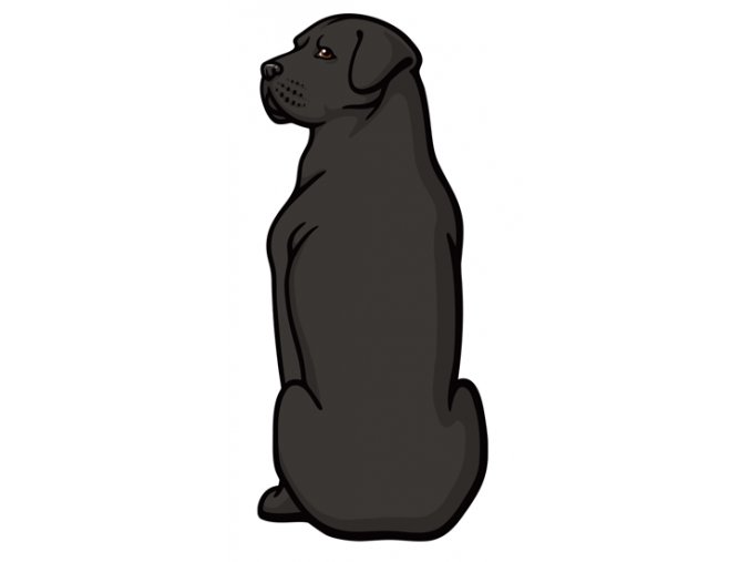 Cane Corso, samolepka cane corso, nálepka cane corso černý