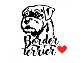 Border terrier samolepka 22