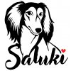 saluki samolepka 2
