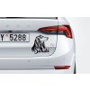saluki samolepka na auto