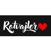 rotvajler samolepka love text bílá