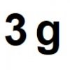 3 g