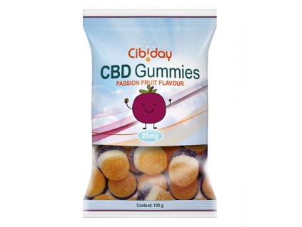 gumove bonbony s cbd marakuja