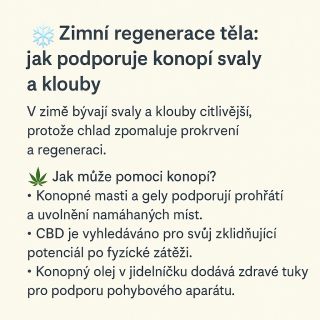 Zima dává tělu zabrat. Dopřáváte mu dostatečnou regeneraci? ❄️ Kon*pí může pomoci uvolnit svaly, podpořit klouby a přispět...