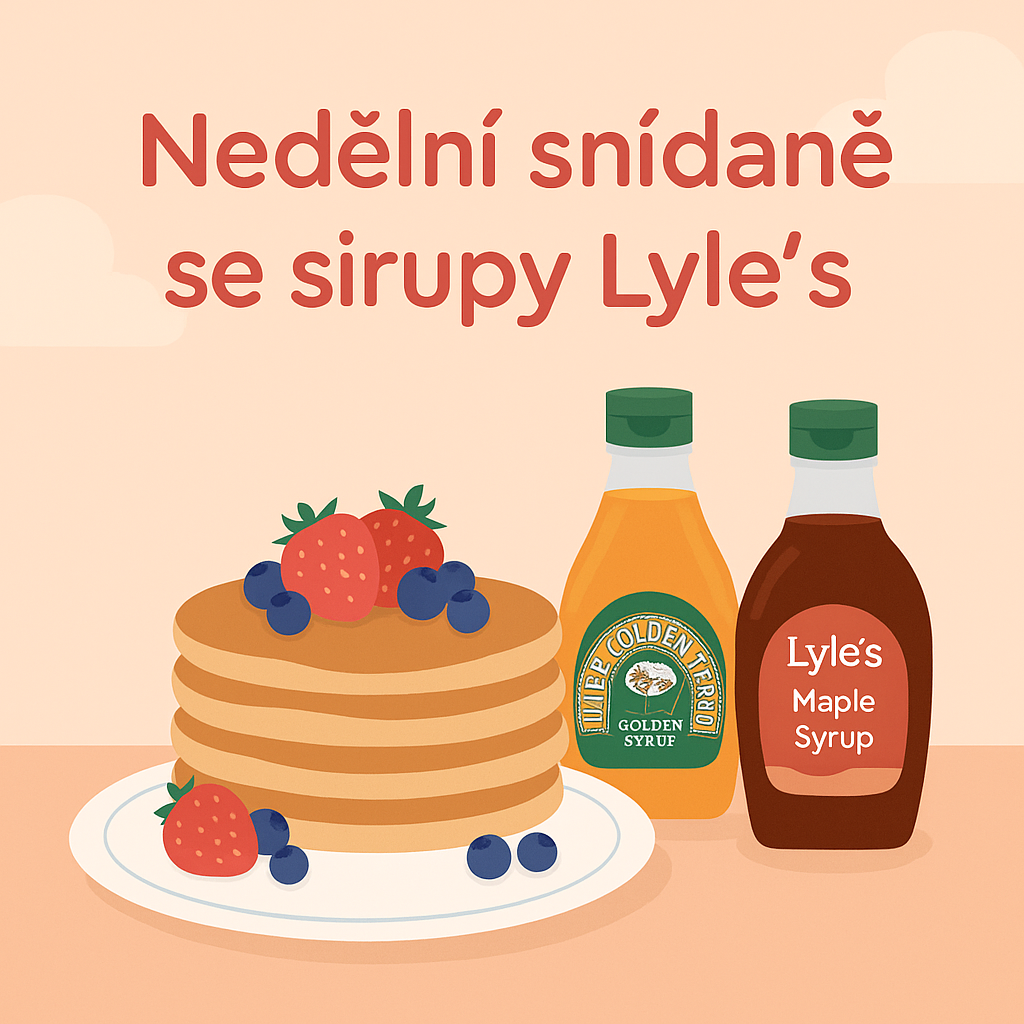 🥞 Nedělní snídaně se sirupy Lyle’s – sladké ráno plné vůně a pohody