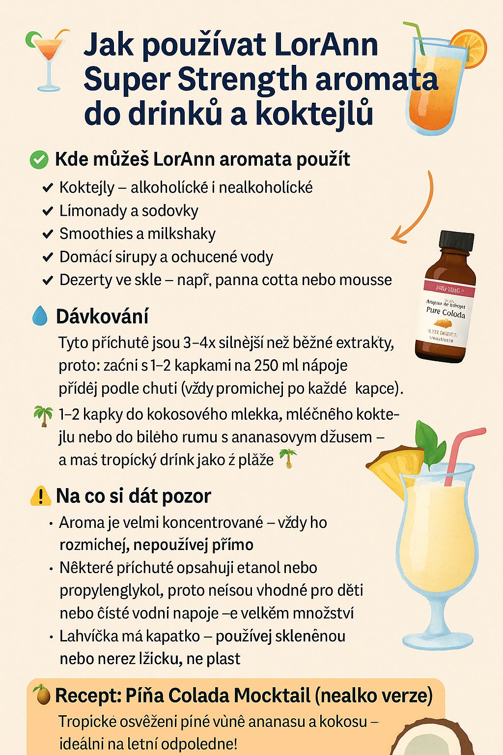 LorAnn Super Strength aromata  nemusí být jen na pečení