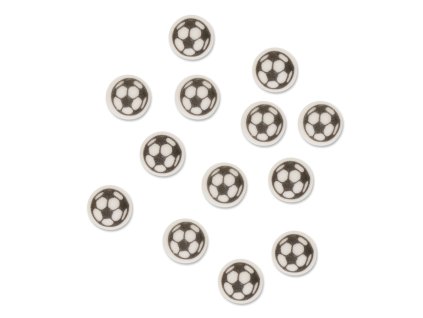 Cukrová dekorace – Mini fotbalové míče (Gunthart)