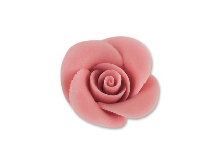 Marcipánová růžička růžová, malá Ø 24 mm – Sladká něžnost