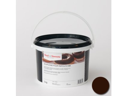 Elastická poleva Souplesse - čokoláda tmavá 3kg