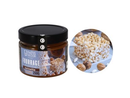 crunchy hazelnut filling puffed rice 250g