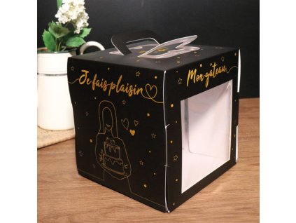 black and gold showcase cake tin (1)