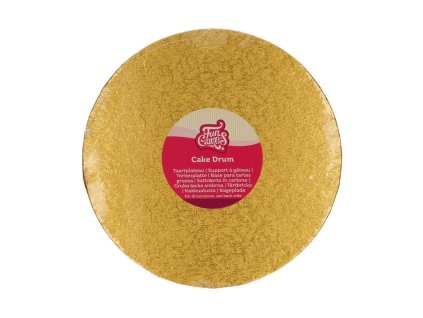 FunCakes2022 F81105 FunCakes Cake Drum Round Gold 20cm jpg 3
