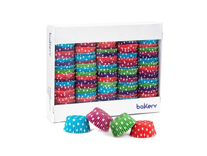 Puntíkaté košíčky na muffiny ø 50×32 mm – 40 ks